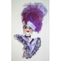 Unique Creations Limited Edition Lady Face Mask Wall Hanging Decor   253756309458